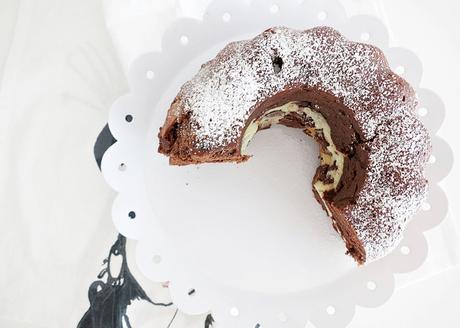 Brownie-Cheesecake Gugelhupf