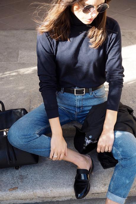 how to wear: mom-jeans