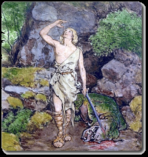 Nibelungensage 2/28 • Wie Siegfried den Drachen erschlug
