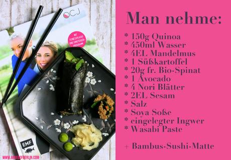 [cooks...] Quinoa Maki {Clean Eating Starter} {vegan, gfree}