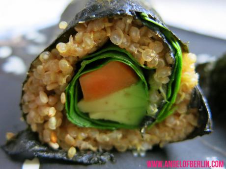 [cooks...] Quinoa Maki {Clean Eating Starter} {vegan, gfree}