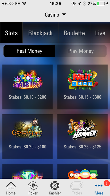 PokerStars mobile Casino App – Die beste Online Casino Erfahrung