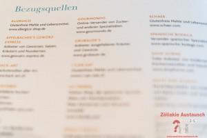 Familienrezepte glutenfrei – Über 120 außergewöhnliche Rezepte im Kochbuch Liste mit Bezugsquellen