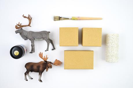 DIY Weihnachtliche Geschenkverpackung für Kinder