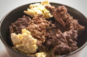 Knuspriges Schokoladenkonfekt – einfach und schnell