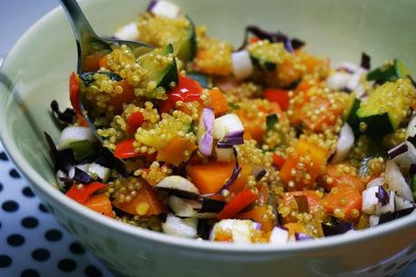 Quinoa mit Pfannengemüse