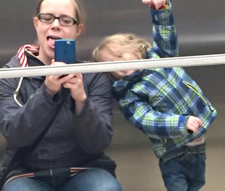 Kugelfisch-Blog: Fahrstuhlspiegel-Selfie #fescheraufzug