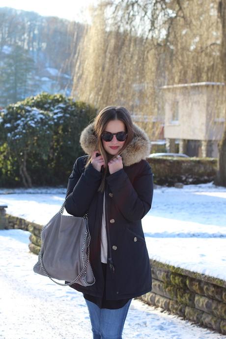 outfit the bloggers choice layering woolrich 5