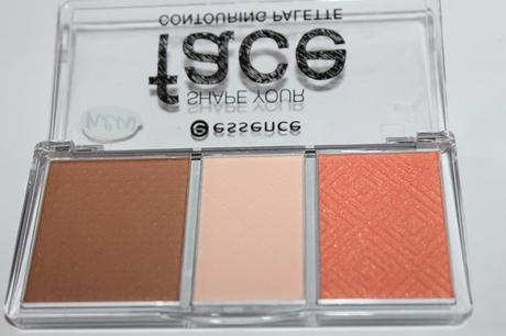 Swatches und erster Eindruck: Essence shape your face Contouring Palette in 10 ready, set, peach!