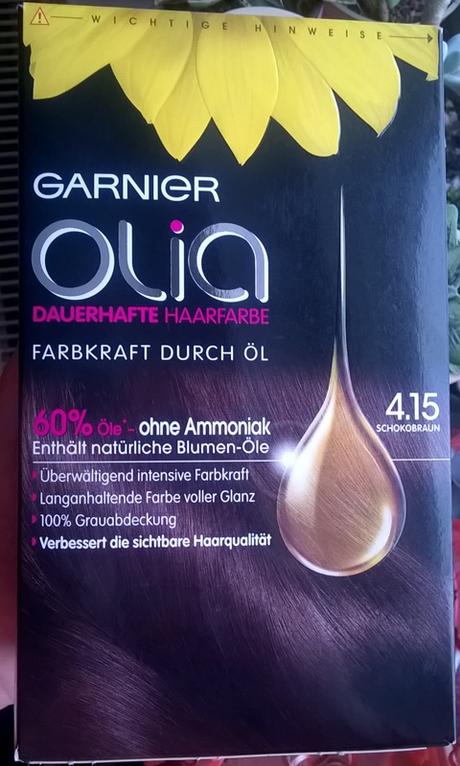 Garnier Olia Dauerhafte Haarfarbe 4.15 Schokobraun + Gewinn :)