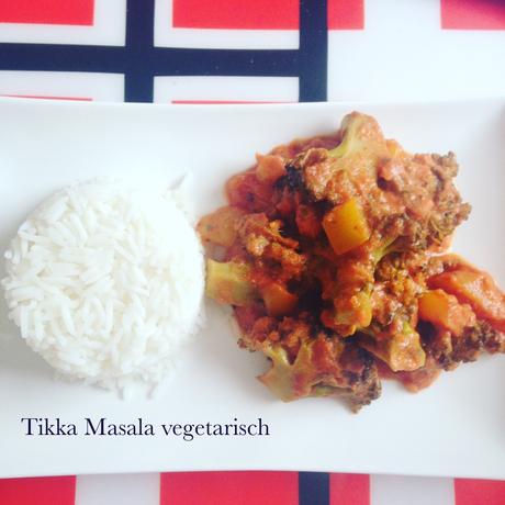 Indisches Tikka Masala vegetarisch