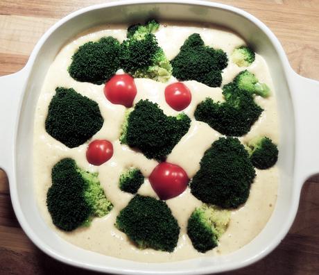 Recipe: Light broccoli clafoutis with Parmesan, veggie, cleaneating, healthyfood, foodblog, foodblogger, kationette, rezept
