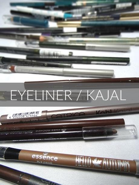 Kajals & Eyeliner–meine Favoriten