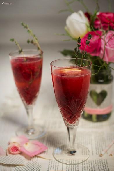 Pink Sweetheart Champagner Punsch