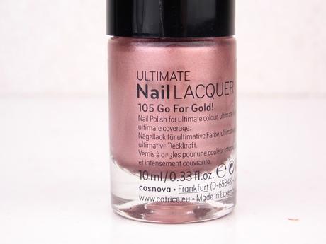 [NOTD] Catrice Ultimate Nail Lacquer Gold
