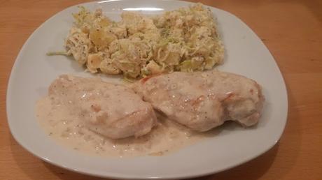 Hähnchenbrust in Apfel-Creme-Sauce Hähnchenbrust in Apfel-Creme-Sauce
