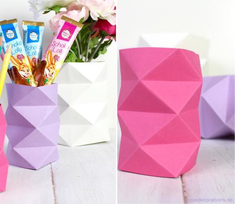 DIY Origami Vase #3 DIY Origami Vase #2 23