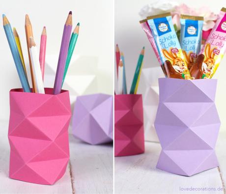 DIY Origami Vase #3 DIY Origami Vase #2 25