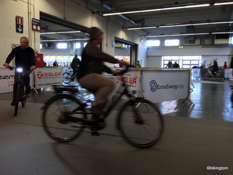 Beliebt - der Test-Parcour für E-Bikes.