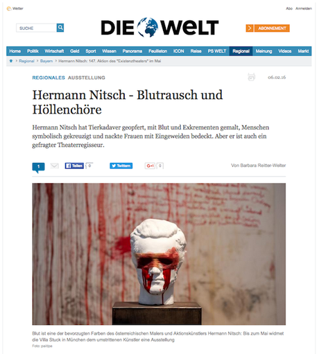 Hermann Nitsch ExistenzFest. – und jetzt die Presseschau