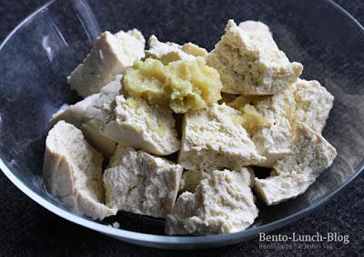 Rezept: Tofu Karaage - panierter, frittierter Tofu japanischer Art
