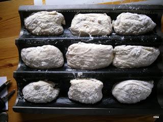 Baguette-Brötchen mit Weizenmehl T65