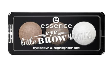 essence little eyebrow monsters eyebrow & highlighter set 01