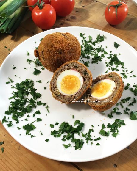 #Egglove – was man mit Eiern noch so machen kann – Scotch Eggs,  Eier in Avocado,  Eier im Toast