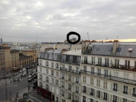Blick aus dem Hotel Paris