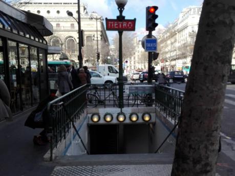 Metroeingang Paris