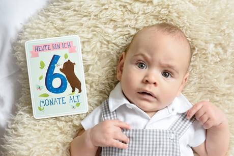 Alltagsgeschichten: 6 Monate Babyglück - Milestonecards