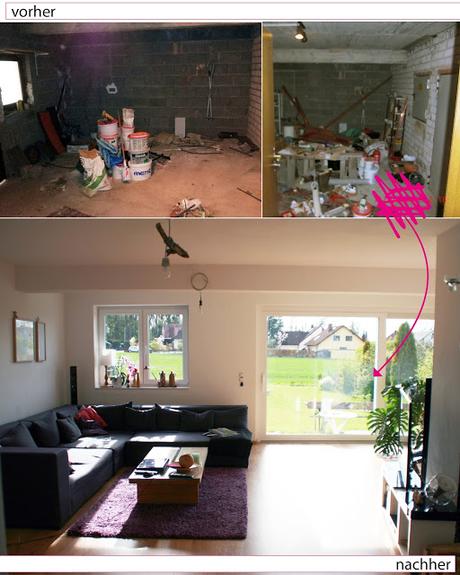 Vorher - Nachher: Von der Rumpelkammer zum Wohnzimmer