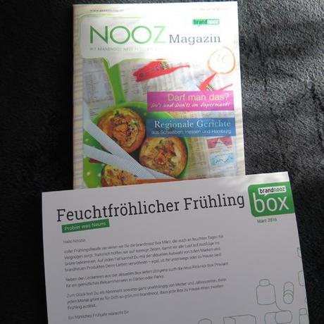 Die Brandnooz Box im März Die Brandnooz Box im März