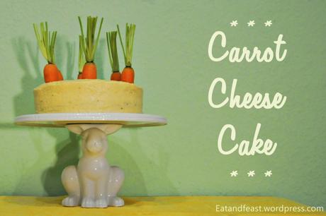Carrot Cake mit Cheesecake Füllung