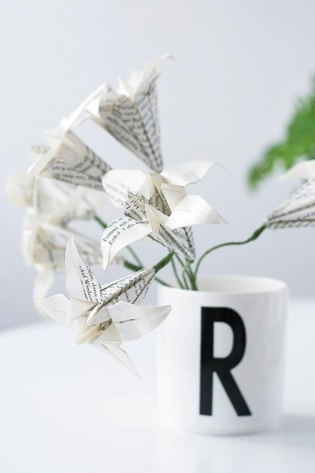 Papierblumen falten: Origami Lilien