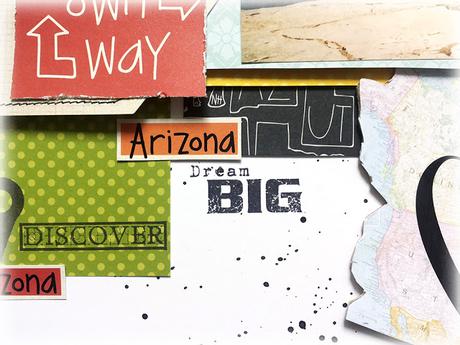 Scrapbook Layout with DCWV and Viva Las VegaStamps!