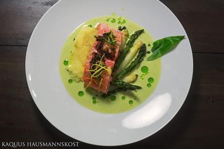 Spargel, Bärlauch und Meerforelle Spargel, Bärlauch und Meerforelle