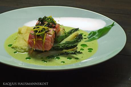 Spargel, Bärlauch und Meerforelle Spargel, Bärlauch und Meerforelle