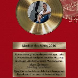 Musikpreisverleihung: Die Preisträger des Deutschmusik Song Contest 2016