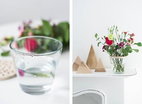 DIY Blumensieb - Oder wie man Schnittblumen in großen Vasen arrangiert