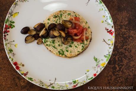 Omelett mit Champignons Omelett mit Champignons