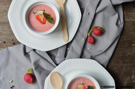 Erdbeer Joghurt Suppe / Strawberry Yogurt Soup Recipe