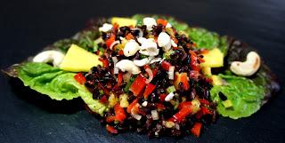 Schwarzer Reissalat mit Mango (2P) Schwarzer Reissalat mit Mango (2P)