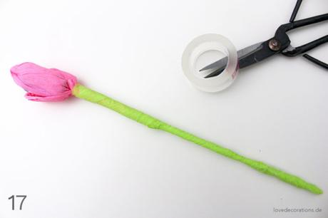 DIY Tulpen mit Bonbons – Der etwas andere Blumenstrauß zum Muttertag Tulpenstrauß Bonbons Muttertag 17