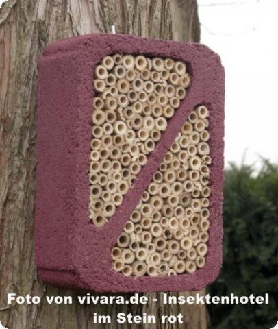 Insektenblock Rot - Foto vivara.de