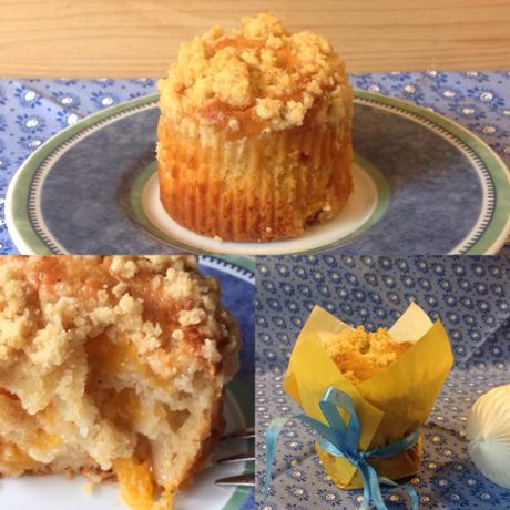 Auch Backen kann kreativ sein – oder – Aprikosen-Streusel-Muffins