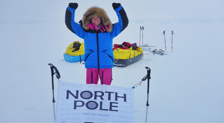 14 jährige Australierin ist die jüngste Person, die jemals den Nordpol erreicht hat