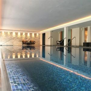 Indoor Pool im Hotel Kitzhof