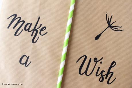 DIY Geschenkverpackung: Die Pusteblume und zu welcher Auspack-Gruppe ich gehöre DIY Geschenkverpackung Pusteblume