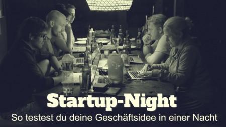 Geschäftsidee testen mit der Startup-Night